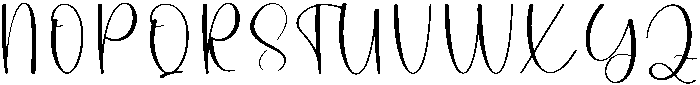 Chill Birthday Regular otf (400) Font UPPERCASE