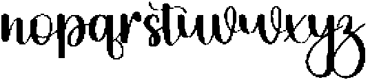 Chill Birthday Regular otf (400) Font LOWERCASE