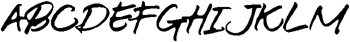Chilla Italic otf (400) Font UPPERCASE