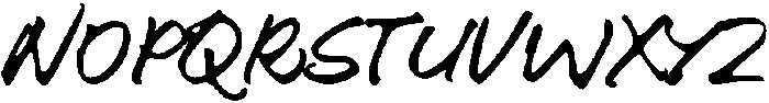 Chilla Italic otf (400) Font UPPERCASE