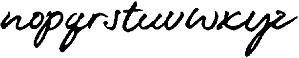 Chilla Italic otf (400) Font LOWERCASE
