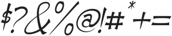 Chillax Italic otf (400) Font OTHER CHARS