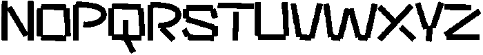 Chillkoft Medium otf (500) Font UPPERCASE