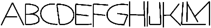 Chillkoft Thin otf (100) Font UPPERCASE