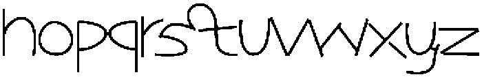 Chillkoft Thin otf (100) Font LOWERCASE