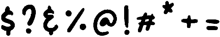 Chillok otf (400) Font OTHER CHARS