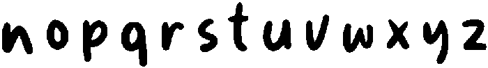Chillok otf (400) Font LOWERCASE