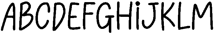 Chilly Regular otf (400) Font UPPERCASE