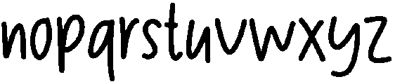 Chilly Regular otf (400) Font LOWERCASE