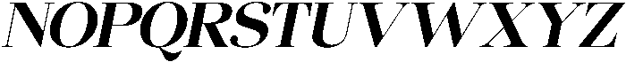 Chilton Bold Italic otf (700) Font UPPERCASE