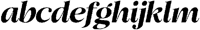 Chilton Bold Italic otf (700) Font LOWERCASE
