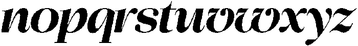 Chilton Bold Italic otf (700) Font LOWERCASE