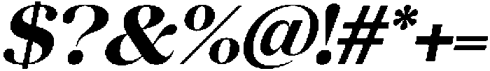 Chilton Extra Bold Italic otf (700) Font OTHER CHARS