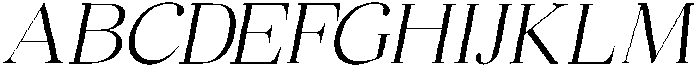 Chilton Extra Light Italic otf (200) Font UPPERCASE