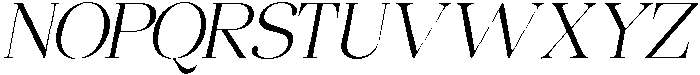 Chilton Extra Light Italic otf (200) Font UPPERCASE