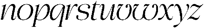 Chilton Extra Light Italic otf (200) Font LOWERCASE