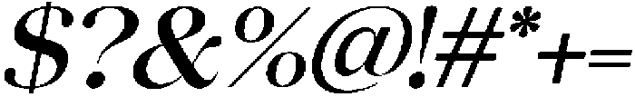 Chilton Medium Italic otf (500) Font OTHER CHARS