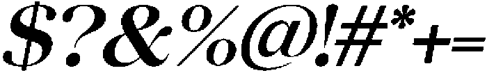 Chilton Semi Bold Italic otf (600) Font OTHER CHARS