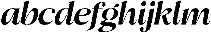 Chilton Semi Bold Italic otf (600) Font LOWERCASE