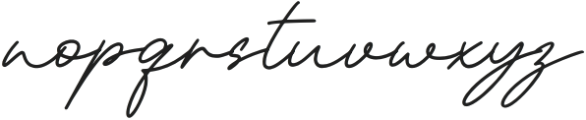 ChimonSignature otf (400) Font LOWERCASE