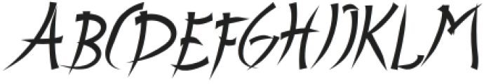 Chinatown Italic otf (400) Font UPPERCASE