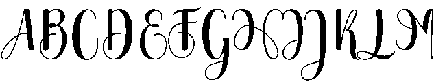 Chinchilla otf (400) Font UPPERCASE