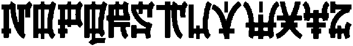 Chinese Empire otf (400) Font UPPERCASE