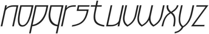 Chioki Italic otf (400) Font LOWERCASE