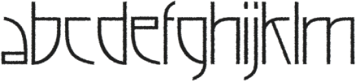 Chioki Rough Regular otf (400) Font LOWERCASE