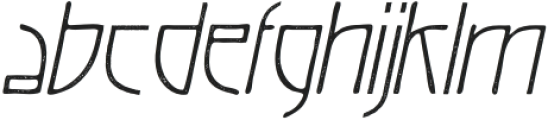 Chioki Stamp Italic otf (400) Font LOWERCASE