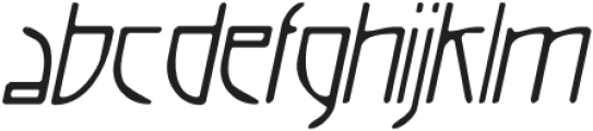 ChiokiBlur-Italic otf (400) Font LOWERCASE