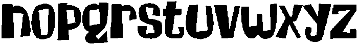 Chip Shop Mixed otf (400) Font LOWERCASE