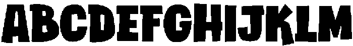 ChipShopBold otf (700) Font UPPERCASE