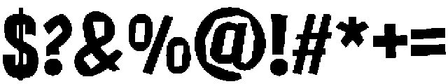 ChipShopRegular otf (400) Font OTHER CHARS