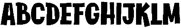 ChipShopRegular otf (400) Font UPPERCASE