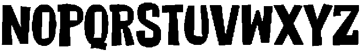 ChipShopRegular otf (400) Font UPPERCASE