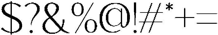 Chiqueta Light otf (300) Font OTHER CHARS