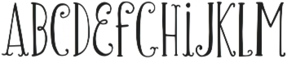 Chirp And Blossom Regular otf (400) Font LOWERCASE