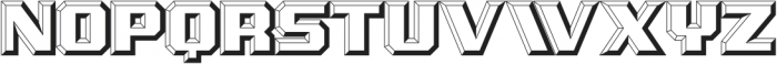 Chiseled Initials ttf (400) Font LOWERCASE