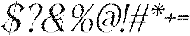 Chiston Disco Italic otf (400) Font OTHER CHARS