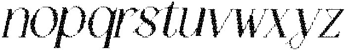 Chiston Disco Italic otf (400) Font LOWERCASE