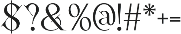 Chiston Regular otf (400) Font OTHER CHARS