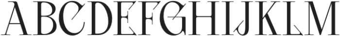 Chiston Regular otf (400) Font UPPERCASE