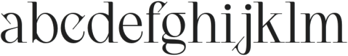 Chiston Regular otf (400) Font LOWERCASE