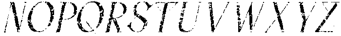 Chiston Stamp Italic otf (400) Font UPPERCASE