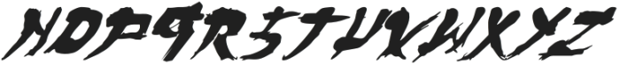 Chizuno Regular otf (400) Font UPPERCASE