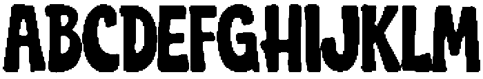 Choco Blop otf (400) Font UPPERCASE