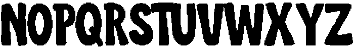 Choco Blop otf (400) Font UPPERCASE