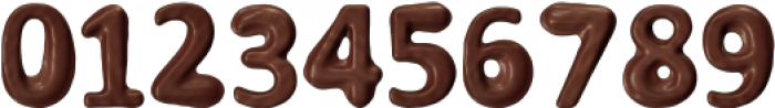 Choco Melt Regular otf (400) Font OTHER CHARS