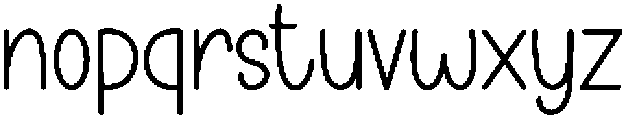 Choco Valentine Regular otf (400) Font LOWERCASE